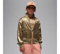 Giacca bomber in raso a blocchi di colore Jordan - Ragazzo/a - Marrone M