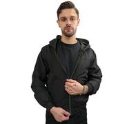 Giacca Bomber Uomo KillJoy Antivento Con Cappuccio Leggera Nera/Verde Nera/Blu