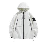 Giacca Bomber Uomo Leggera Elegante,Casual Leggero JacketAll'aperto Aviatore Maniche Lunghe Elegante Confortevole Giacchetta Pratica per Le Mezze Giubbotto Softshell Versatili Look