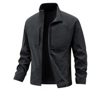 Giacca Bomber Uomo Leggera Elegante,Giubbotto Leggere Casual Outdoor Primaverile Leggero Jacket Pratica da Mezza Stagione Giubbotto Softshell Corsa Trekking