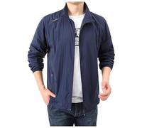 Giacca Bomber Uomo Leggera Elegante,Leggera Taglie Forti Militare Antivento Mezze Stagioni Giubbino Elegante Confortevole Pratica da Mezza Stagione Outwear alla Moda per Il Tempo Libero