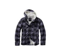 Brandit Lumberjack Winter, felpa con zip L male Nero/Grigio