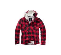 Giacca Brandit Lumber Hooded Rosso/NeroL Rosso,Nero