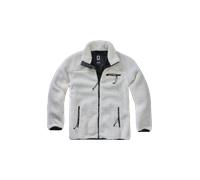 Brandit Teddyfleece Giacca, Bianco, Taglia XXL