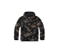 Brandit Teddyfleece Worker, felpa con cappuccio S male Darkcamo