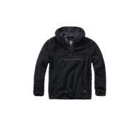 Brandit Teddyfleece Worker Pullover, Uomo, Black, M