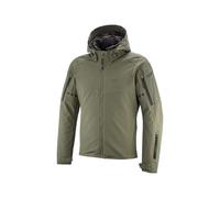 Ixon Burning impermeabile Giacca tessile moto, verde-marrone, taglia XL per maschi