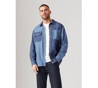 Giacca camicia da lavoro Blu / Shady Lane Pieced Indigo levi > clothing > men