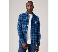 Giacca camicia da lavoro Jackson Blu / Brody Plaid Lapis Blue Flannel levi > clothing > men