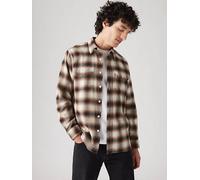 Giacca camicia da lavoro Jackson Multicolore / James Plaid Sunny Cream Flannel levi > clothing > men