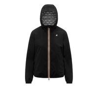 Giacca a vento con cappuccio, LIL 2.0 STRETCH DOT Nero XL Tinta unita