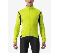 Giacca Castelli Perfetto RoS 2 Rosso Corsa GORE-TEX INFINIUM™ maniche rimovibili verde lime grigio - L