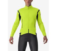 Castelli perfetto ros 2 long sleeve jacket dark grey yellow