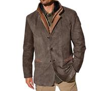 Giacca Casual Americana retrò da Uomo e Qomen per l'industria Pesante Giaccone Lana Cotta