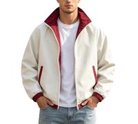 Giacca casual da uomo versatile, reversibile e con collo alto, ideale per l | Giacca Uomo Inverno Impermeabile Verde Bordeaux Economiche Xxxl Giallo Vita Colorati Sta Royal Ripiegabile