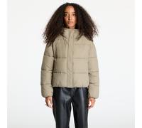 Giacca con cappuccio Calvin Klein Logo Short Hooded Puffer marrone - L