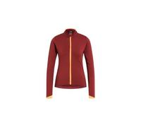 Giacca ciclismo donna odlo full zip zeroweight ceramiwarm red