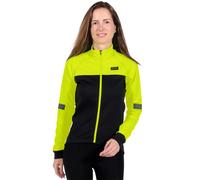 GORE WEAR Giacca da donna Phantom, GORE-TEX INFINIUM, 36, Nero/Giallo neon