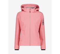 Giacca CMP Full Zip Hood Softshell rosa nube donna - S