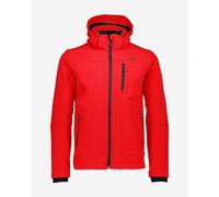 Giacca CMP Zip Hood Softshell rosso - S