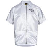 T-shirt Benlee Rutland Full Zip manica corta bianco nero - S