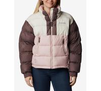 Giacca Columbia Pike Lake II Cropped bianco rosa granata donna - S