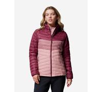 Giacca Columbia Powder Pass rosa granata donna - XL
