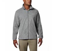 Columbia Uomo Giacca in Pile con Cerniera Intera, Light Grey Heather, S