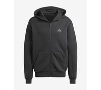 Giacca con cappuccio adidas Designed 4 Training Full-Zip nero puro - XL