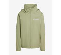 adidas Terrex - Women's Multi Essentials 2 Layer Rain Jacket - Giacca antipioggia S olivia/verde