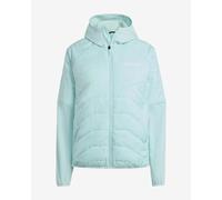 Giacca con cappuccio adidas Terrex Multi CLIMAWARM azzurro chiaro donna - S