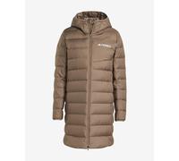 Giacca con cappuccio adidas Terrex Multi Light Down 2.0 marrone donna - L
