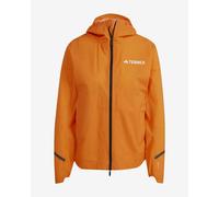 Giacca con cappuccio adidas Terrex Xperior 2.5 Layer Light CLIMAPROOF arancione donna - XS