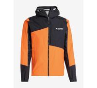 Giacca con cappuccio adidas TERREX Xperior Hybrid RAIN.RDY arancione nero - L