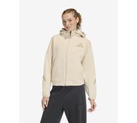 Giacca con cappuccio adidas Z.N.E. beige donna - M