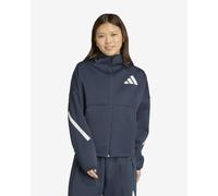 Giacca con cappuccio adidas Z.N.E. blu navy bianco donna - M
