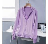 Giacca con cappuccio Beat the Heat con protezione solare UPF50+ donna seta ghiac