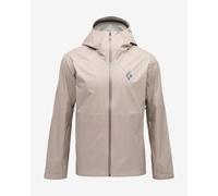 Giacca con cappuccio Black Diamond Fineline Stretch beige - L
