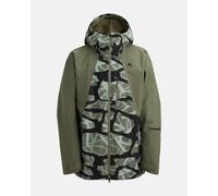 Giacca con cappuccio Burton Reserve 2L verde kaki - S