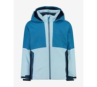 Giacca con cappuccio CMP Fix Twill ClimaProtect celeste bambini - 14