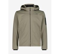 Giacca con cappuccio CMP Light Softshell verde kaki - 48