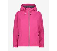 CMP - Giacca da pioggia antistrappo da donna con cappuccio fisso, Fuxia, 54