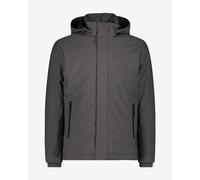 Giacca con cappuccio CMP Softshell Internal Padding grigio scuro - 52