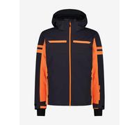 Giacca con cappuccio CMP Twill Ski nero arancione - 48
