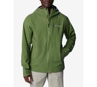 Giacca con cappuccio Columbia Ampli-Dry II Shell verde - XXL