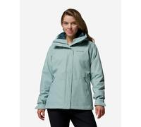 Giacca con cappuccio Columbia Bugaboo III Fleece Interchange verde chiaro azzurro donna - XS