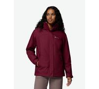 Giacca con cappuccio Columbia Bugaboo III Pile Interchange rosso bordeaux donna - S
