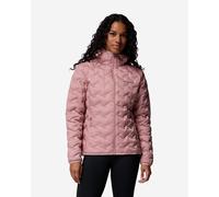 Giacca con cappuccio Columbia Delta Ridge II Down rosa chiaro donna - M