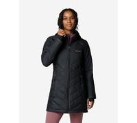 Columbia Heavenly Long Hooded Jacket, Piumino Con Cappuccio Donna, Nero, XL