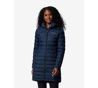 Giacca con cappuccio Columbia Lake 22 II Down Long blu navy donna - XS